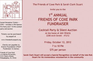 Friends of Coxe Park Fundraiser